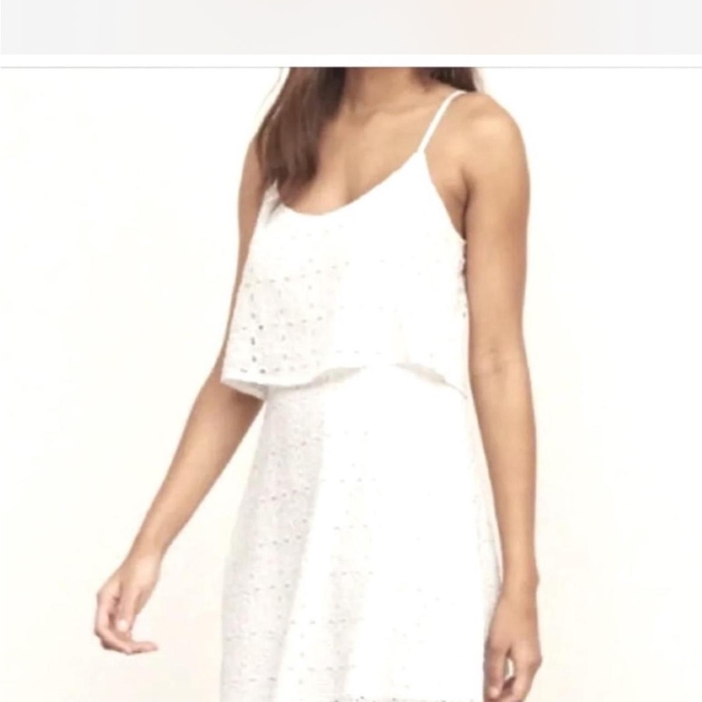 Abercrombie & Fitch White Eyelet Dress